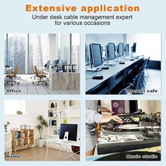 Cable Management Tray White Metallic - Picture 10 of 13